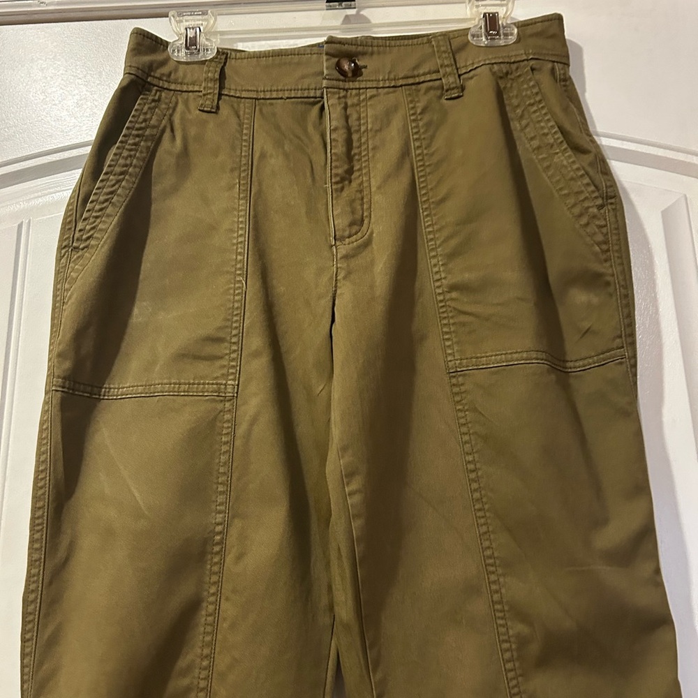 Old Navy Women's Wide Leg Olive Pants
